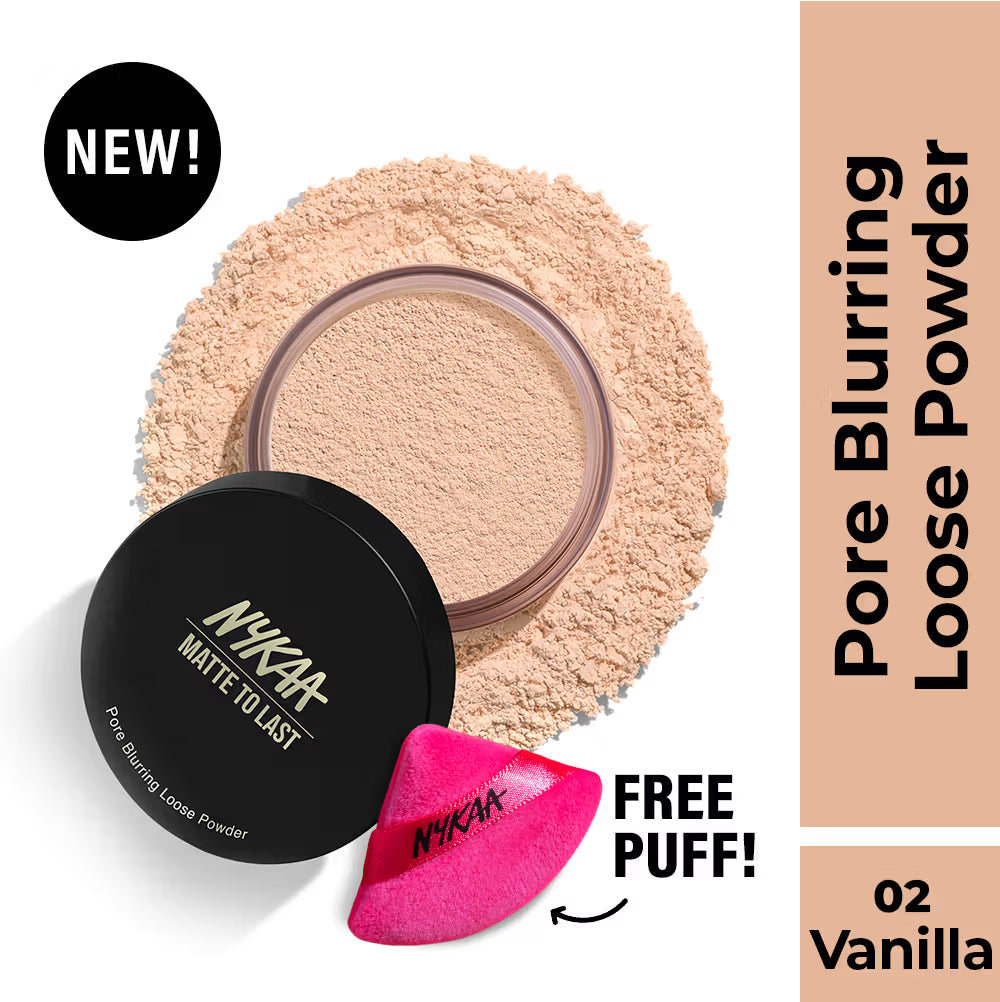 Nykaa Cosmetics Matte to Last Pore Blurring Loose Powder
