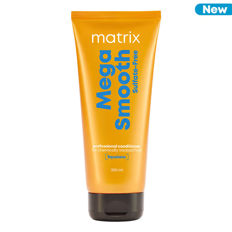 Matrix Mega Smooth Sulfate Free Anti-Frizz Conditioner with Squalene- for smooth hair & bond repair