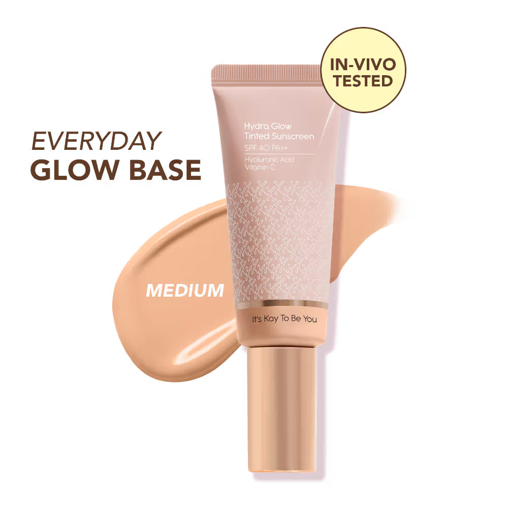 Kay Beauty Hydra Glow All in One Serum Skin Tint-SPF 40 PA++, Hyaluronic Acid & Vit C