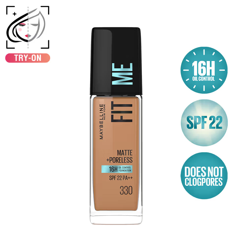 Maybelline New York Fit Me Matte+Poreless 16H Oil Control Foundation