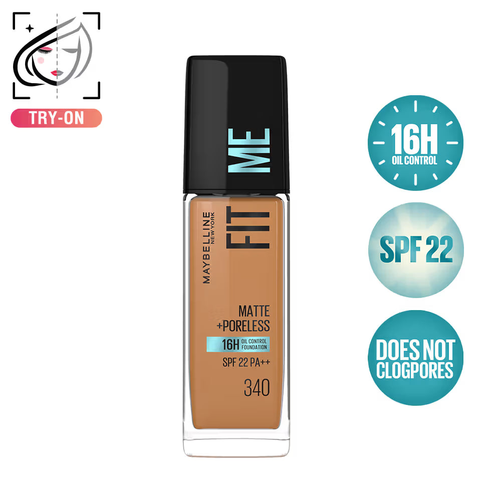 Maybelline New York Fit Me Matte+Poreless 16H Oil Control Foundation