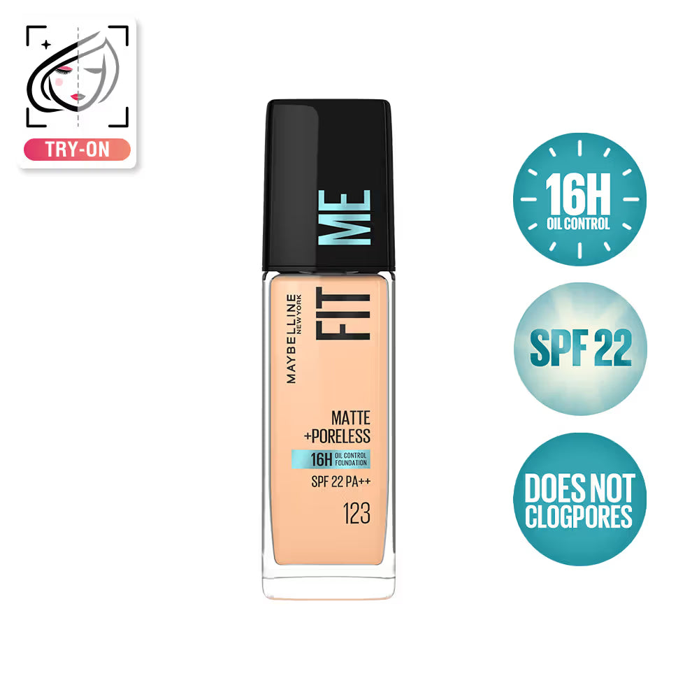 Maybelline New York Fit Me Matte+Poreless 16H Oil Control Foundation