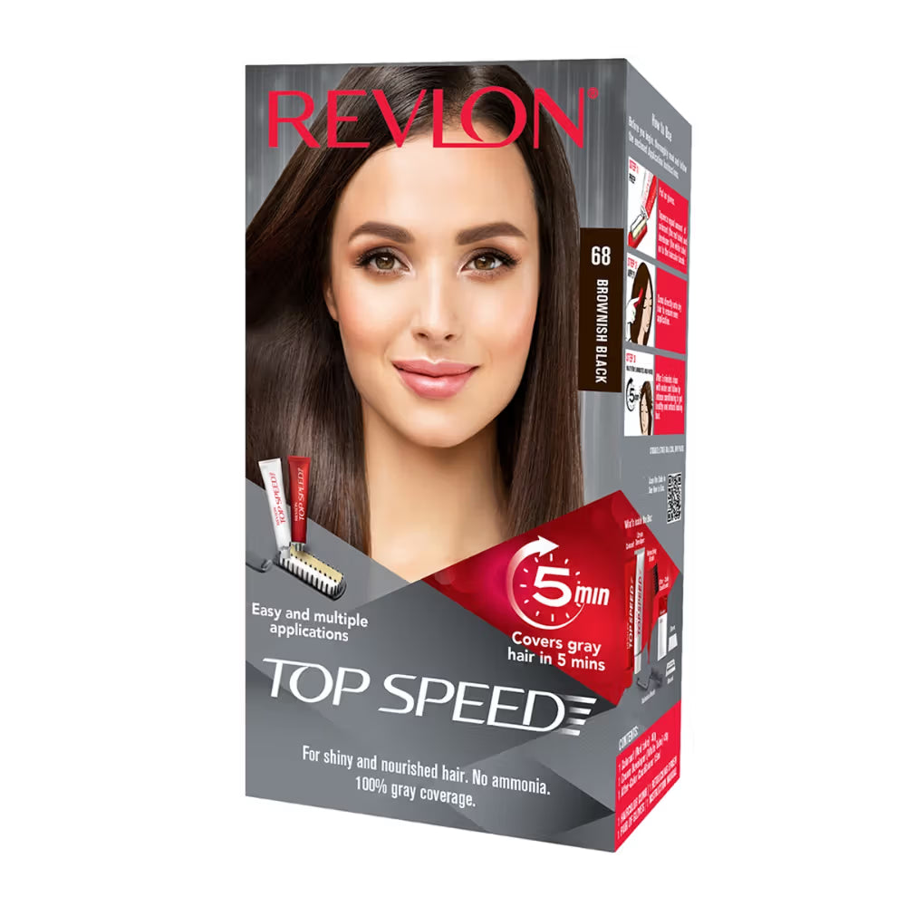Revlon Top Speed Hair color Woman , Natural Brown 60