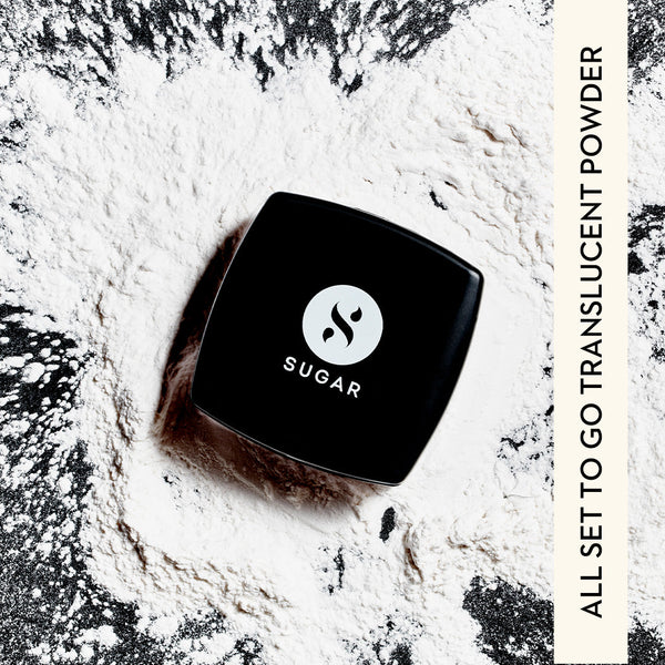 SUGAR All Set To Go Translucent Powder For Face|Setting Loose Powder |Lightweight| Matte Finish