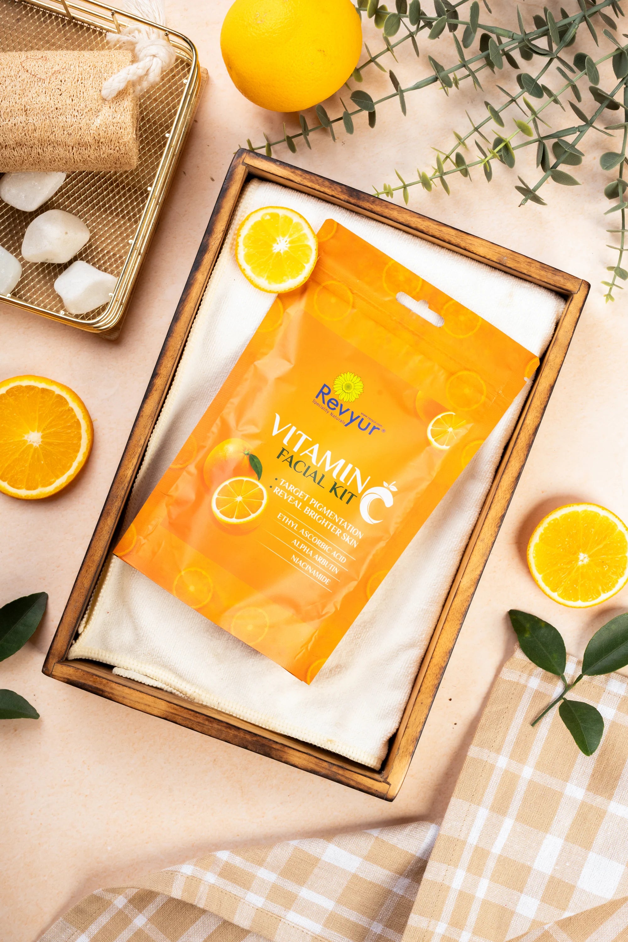 Revyur Vitamin C Facial Kit, Brightening & Anti-Pigmentation