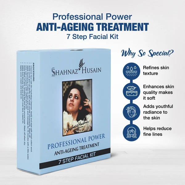 Shahnaz Husain Professional Power Anti-Ageing Treatment 7 Step Facial Kit