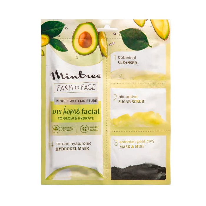 Mintree Hydrating DIY Home Facial Kit (Avocado)