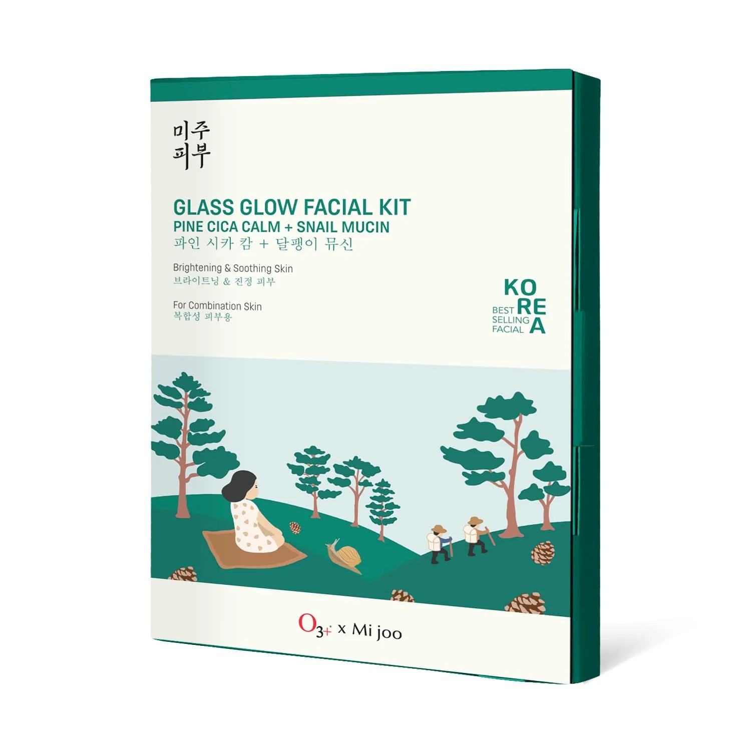 O3+ Mijoo Korea Glass Glow Facial Kit