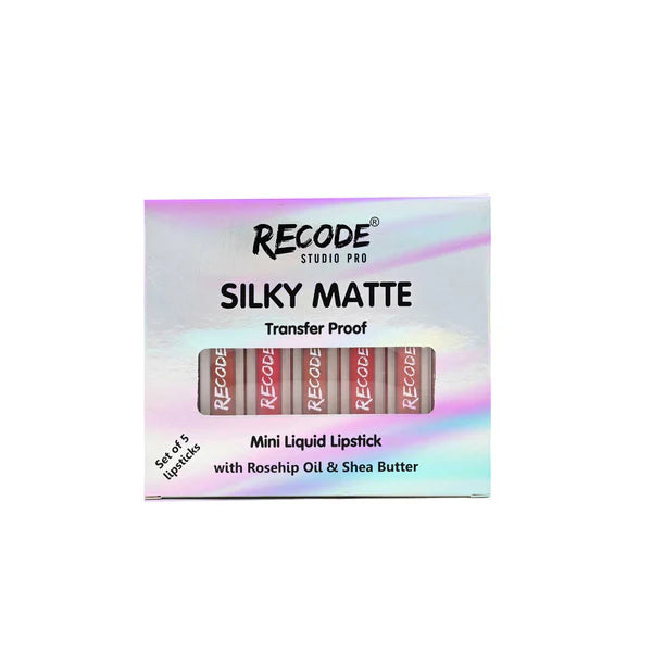 Recode 5 Silky Matte Mini Liquid Lipsticks