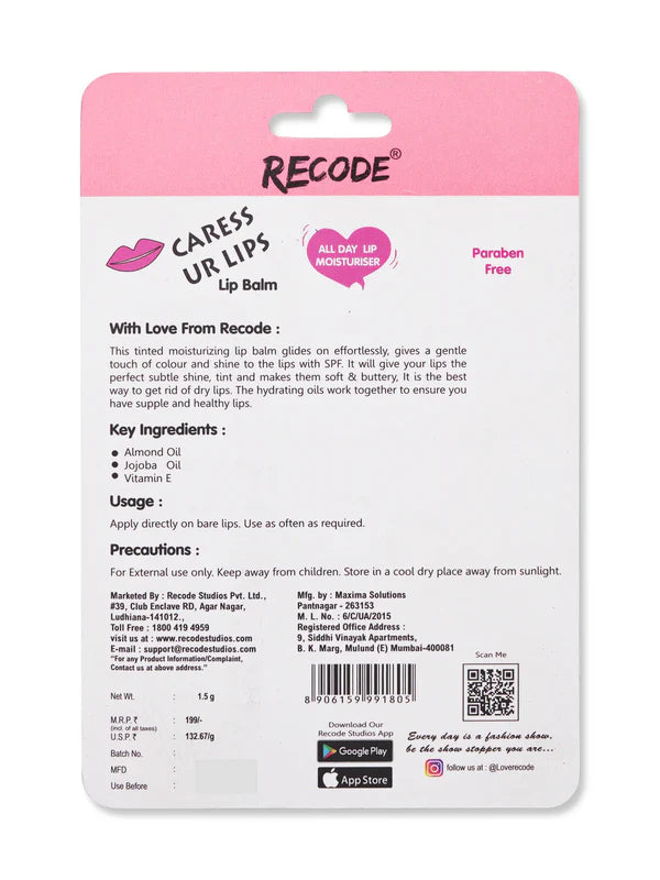 Heliotropium Recode Lip Balm Heliotropium