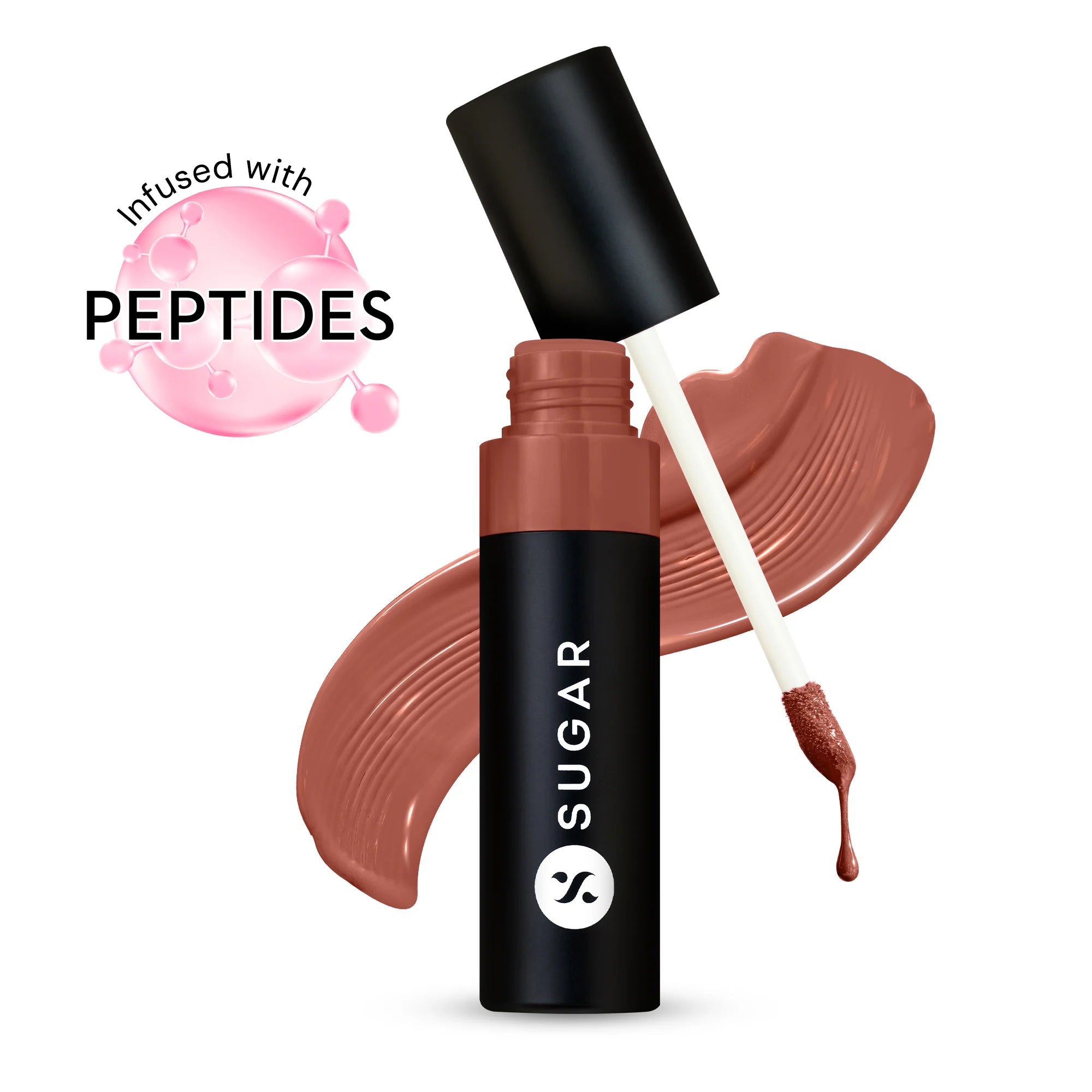SUGAR Partner In Shine Transferproof Glossy Lipstick | Lasts upto 24hrs