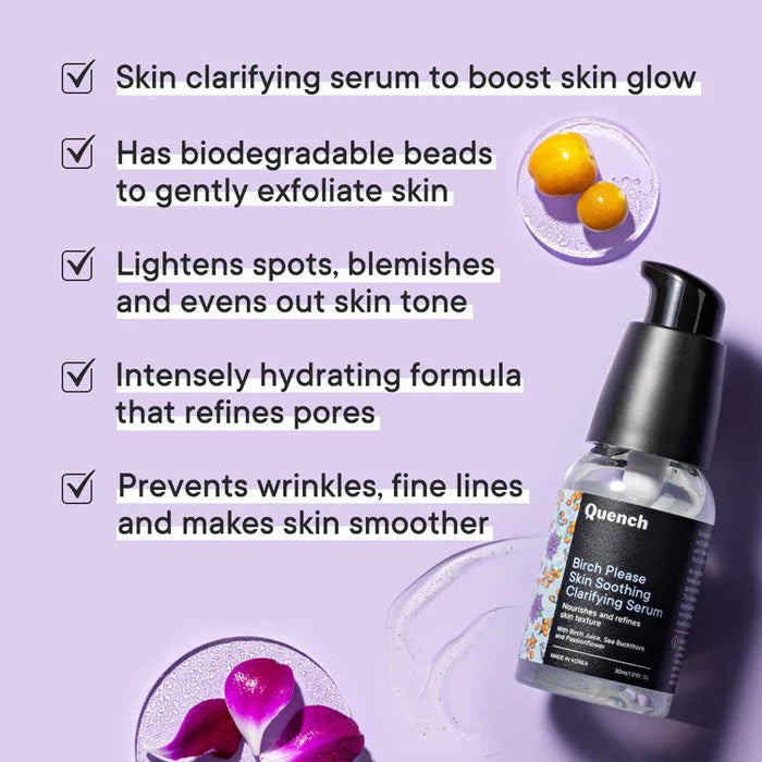 Skin Soothing Clarifying Serum with Birch Juice Enzymes