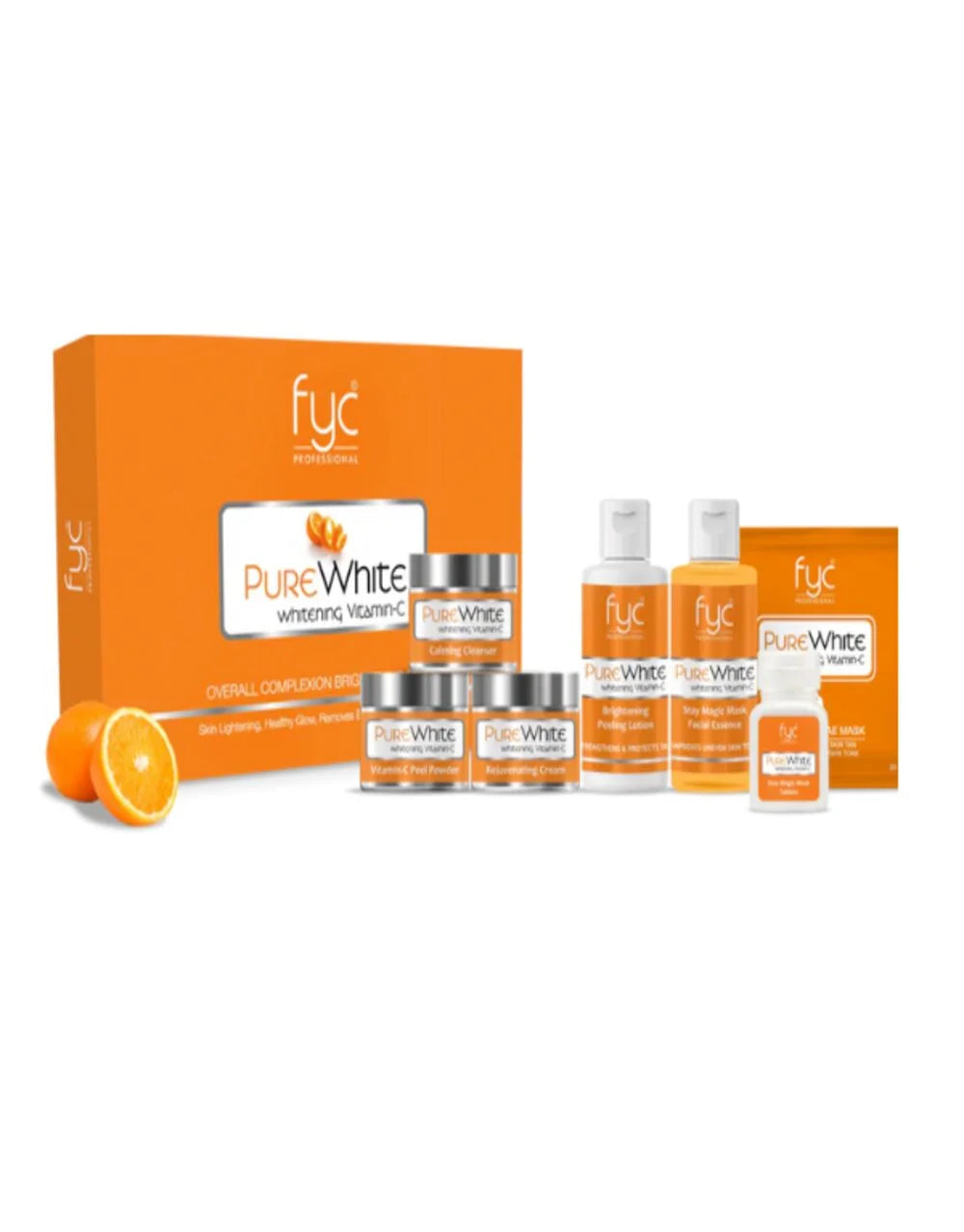 PURE WHITE WHITENING VITAMIN-C FACIAL KIT (475gm)