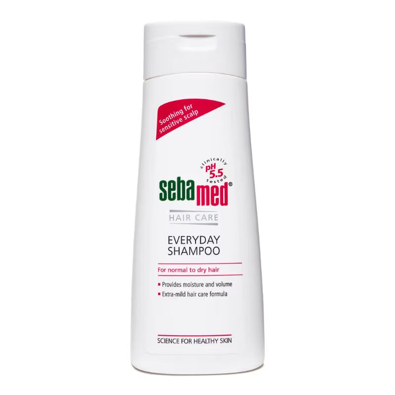 Sebamed Everyday Shampoo, pH 5.5, Soothing For Sensitive Scalp, Normal To Dry Scalp