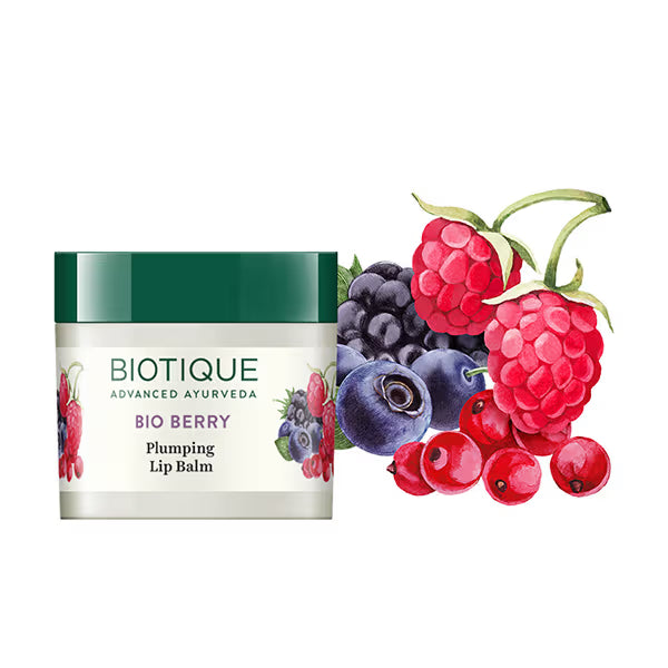 Biotique Bio Berry Plumping Lip Balm Smoothes & Swells Lips