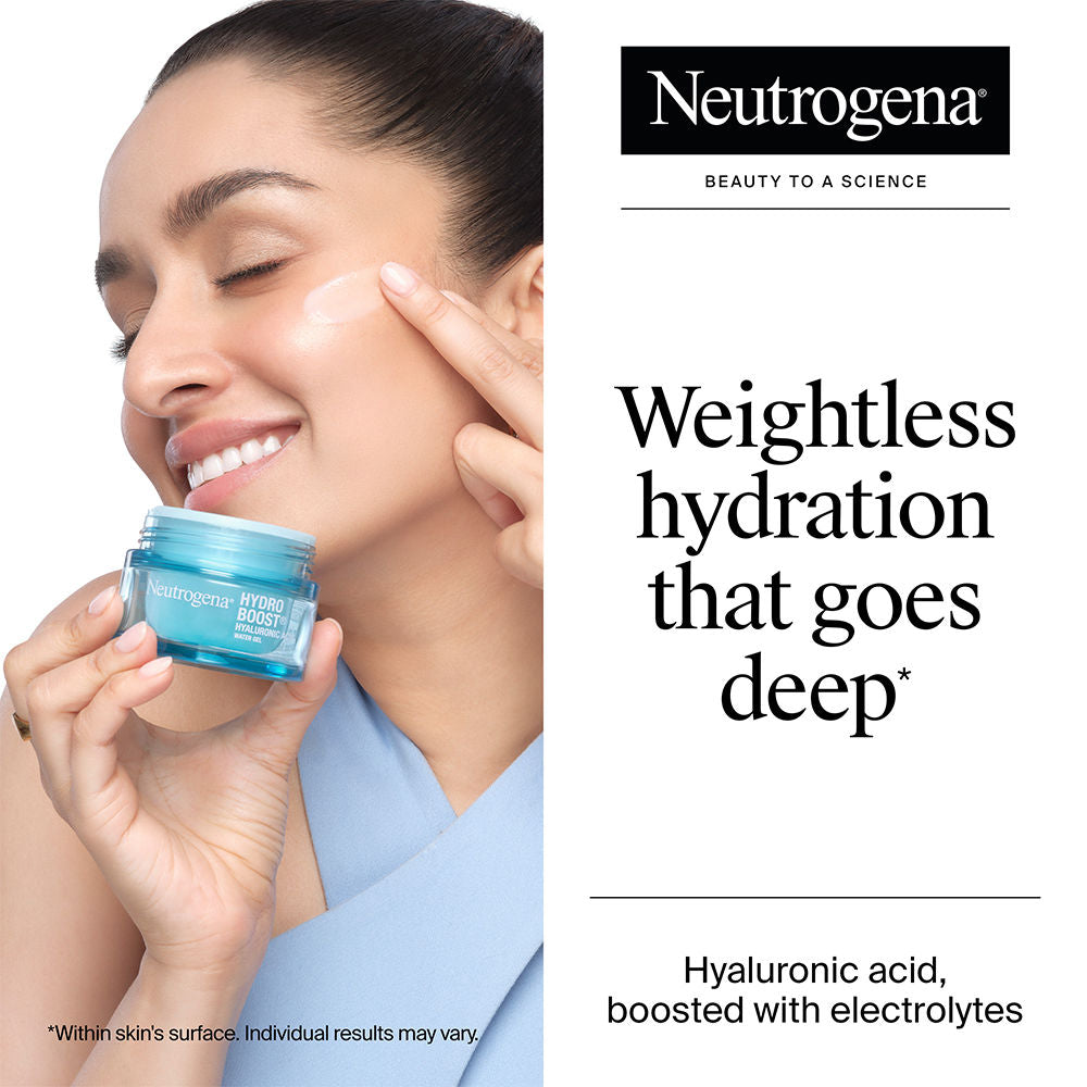 Neutrogena Hydro Boost Hyaluronic Acid Water Gel Light Face Moisturizer For Normal, Dry & Oily