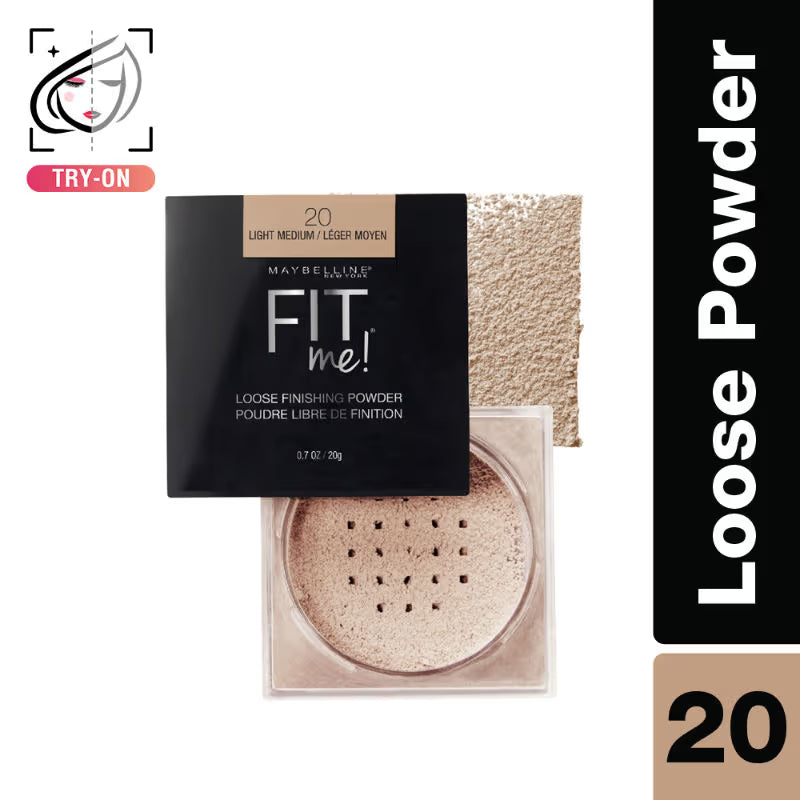 Maybelline New York Fit Me Loose Finishing Powder, Silky & Lightweight Powder