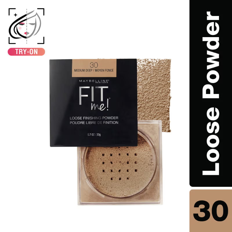 Maybelline New York Fit Me Loose Finishing Powder, Silky & Lightweight Powder