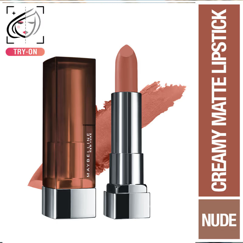 Maybelline New York Color Sensational Creamy Matte Lipstick, Lasts Up To 12H