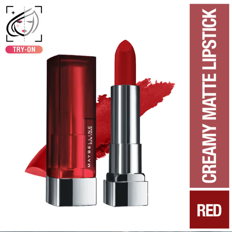 Maybelline New York Color Sensational Creamy Matte Lipstick, Lasts Up To 12H