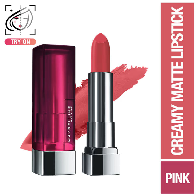 Maybelline New York Color Sensational Creamy Matte Lipstick, Lasts Up To 12H