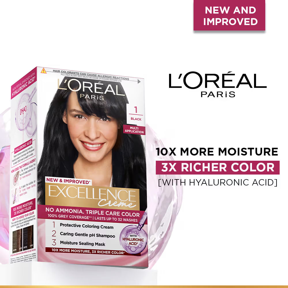L'Oreal Paris Excellence Creme Triple Care Hair Color