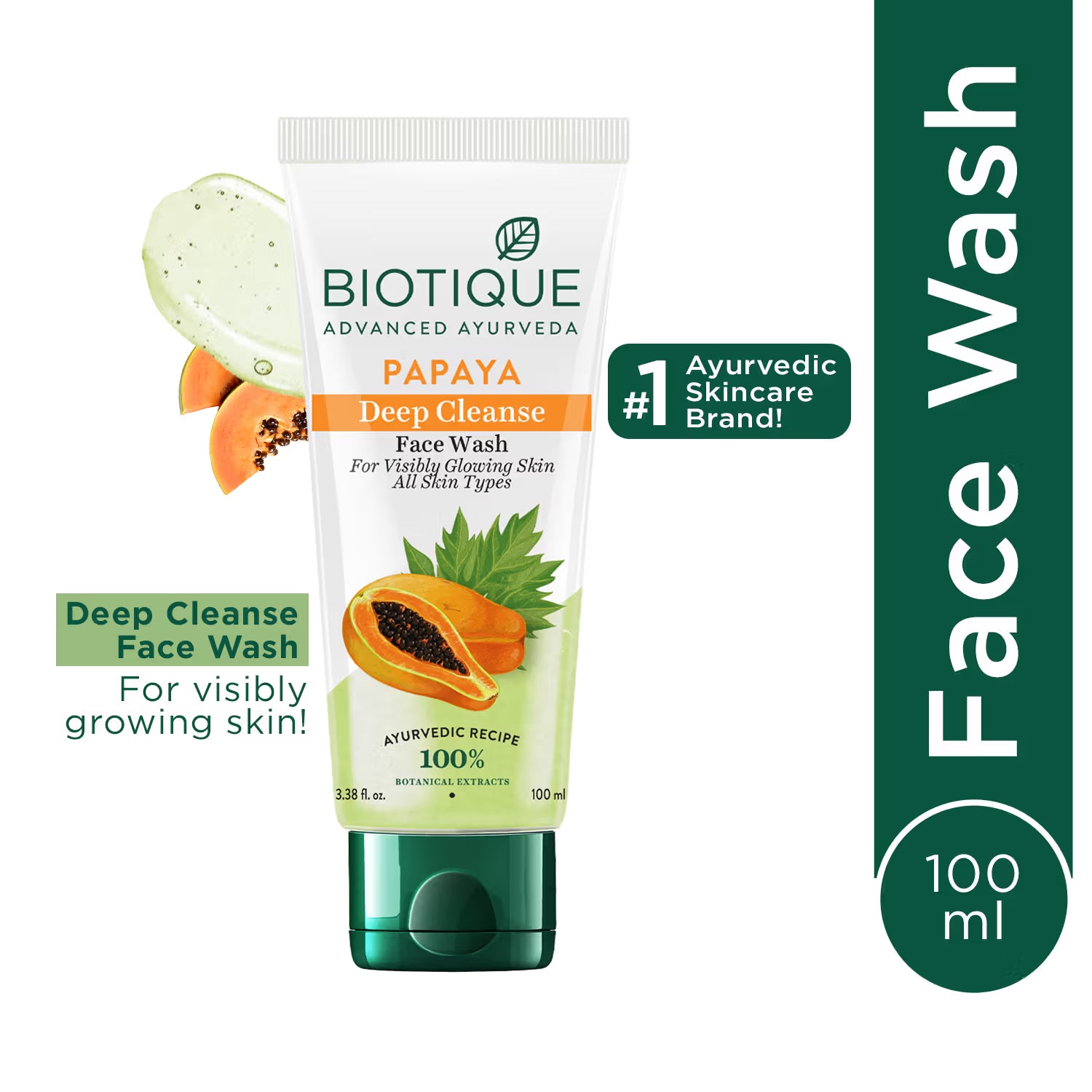 Biotique Bio Papaya Visibly Glowing Skin Face Wash