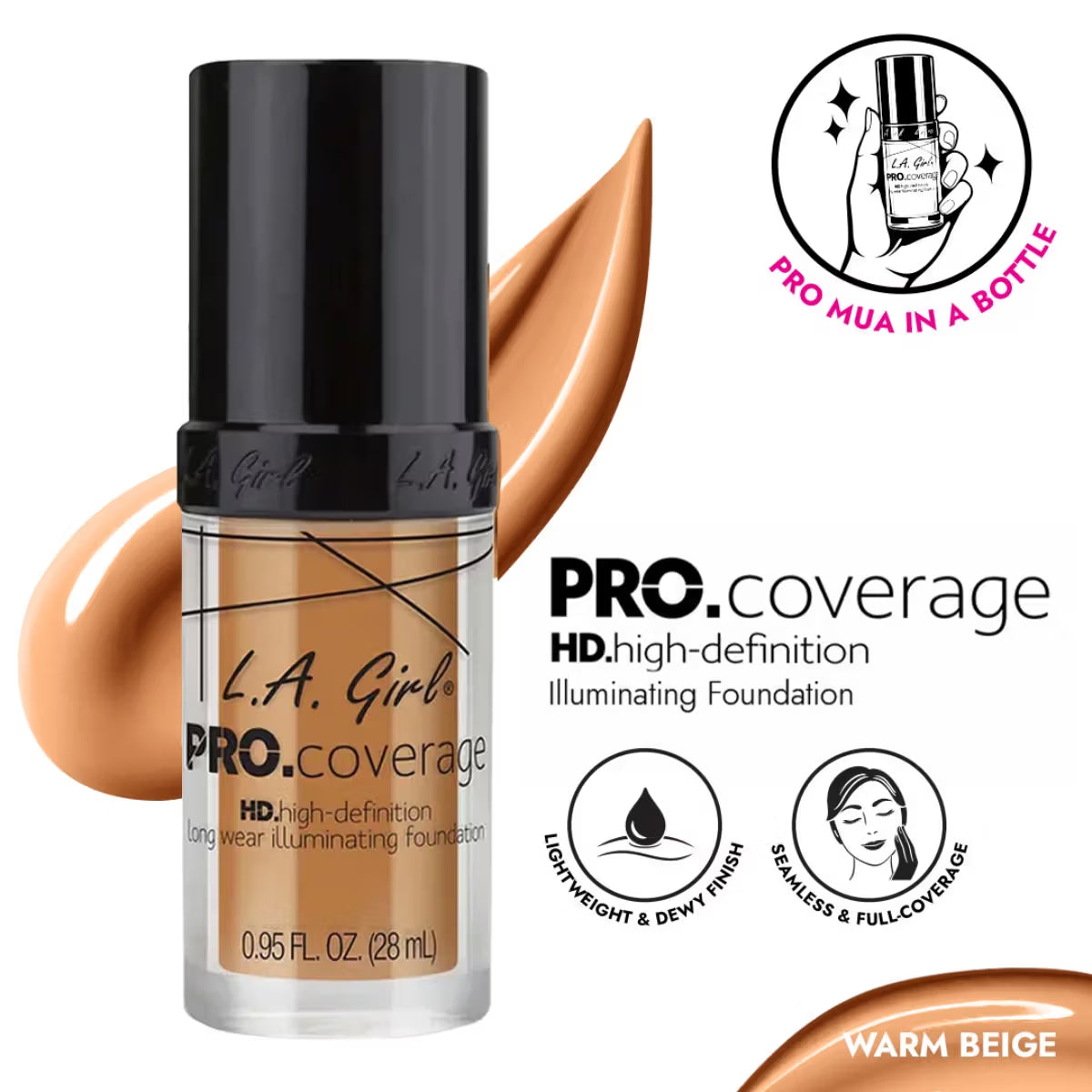 L.A.Girl Pro Coverage Hd Foundation
