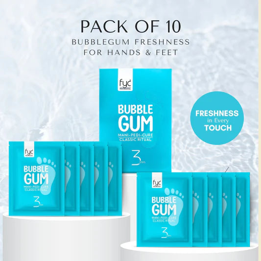 Fyc Professional Bubble Gum 3 Step Manicure & Pedicure Kit