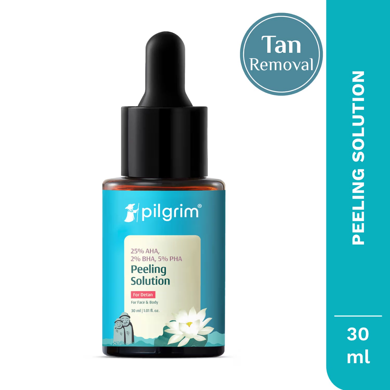 Pilgrim 25% AHA 2% BHA 5% PHA Face Peeling Solution Detan