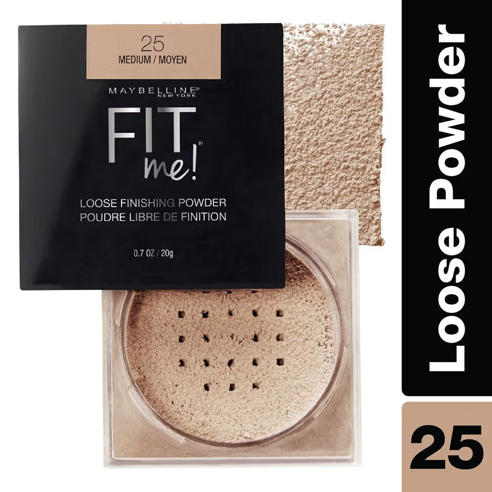 Maybelline New York Fit Me Loose Finishing Powder, Silky & Lightweight Powder