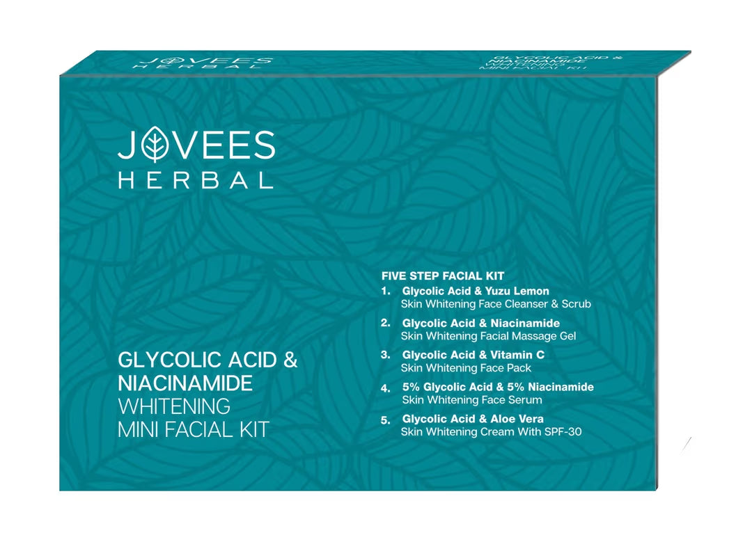 Jovees Herbal Glycolic Acid & Niacinamide Whitening Mini Facial Kit