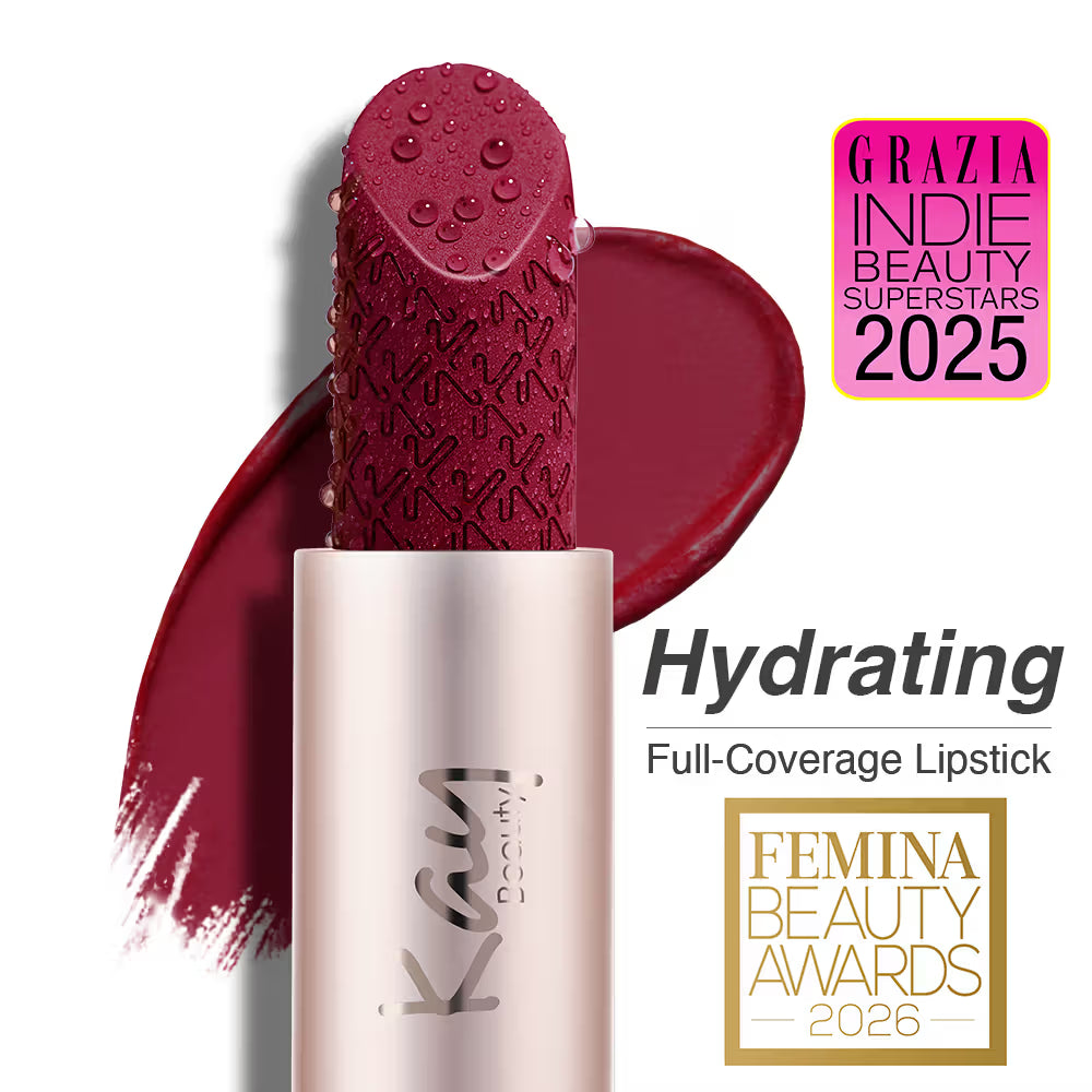 Kay Beauty Hydra Creme Serum Lipstick -Rich Color & Hyaluronic Acid for Deep Hydration