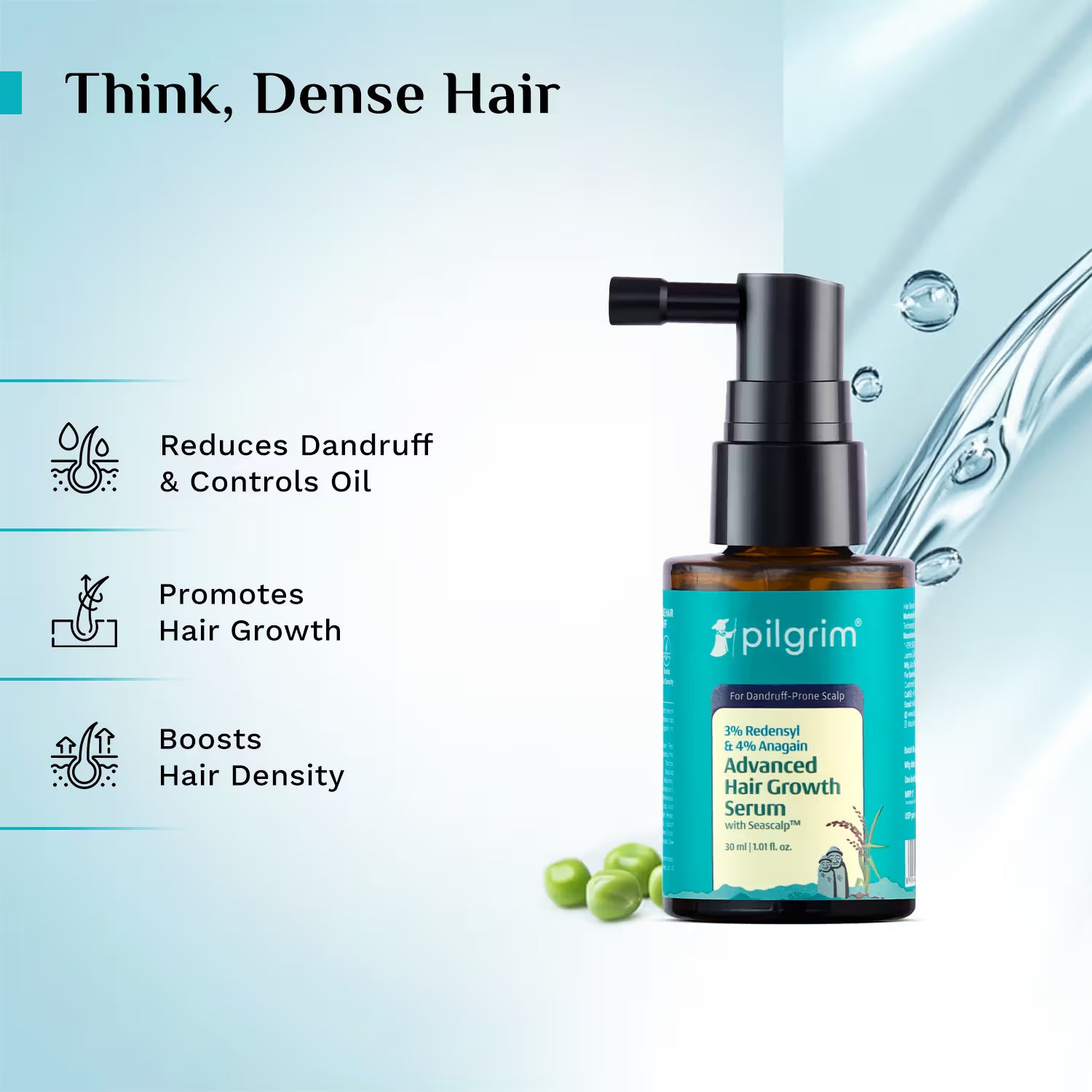 Pilgrim 3% Redensyl & 4% Anagain Advance Hair Growth Serum