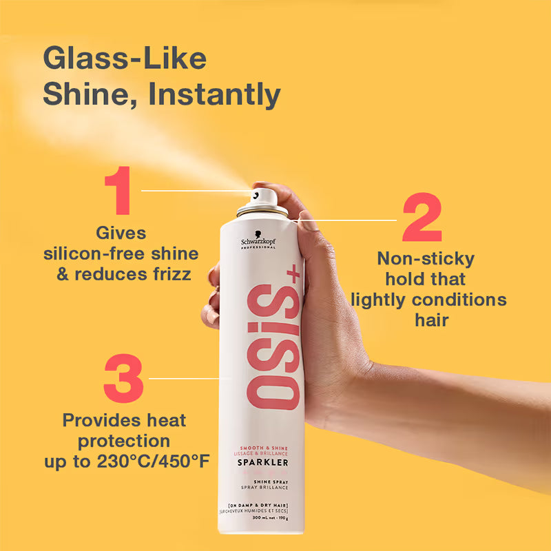 Schwarzkopf Professional OSiS+ Sparkler Hair Styling Shine Spray