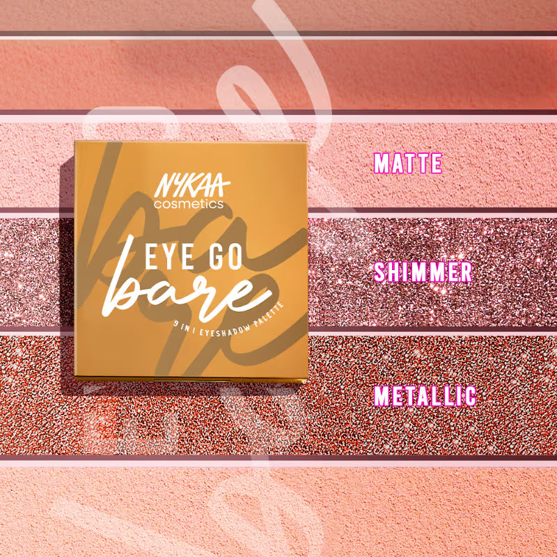 Nykaa Cosmetics Eye Go Pink 9 in 1 Highly Blendable Eyeshadow Palette