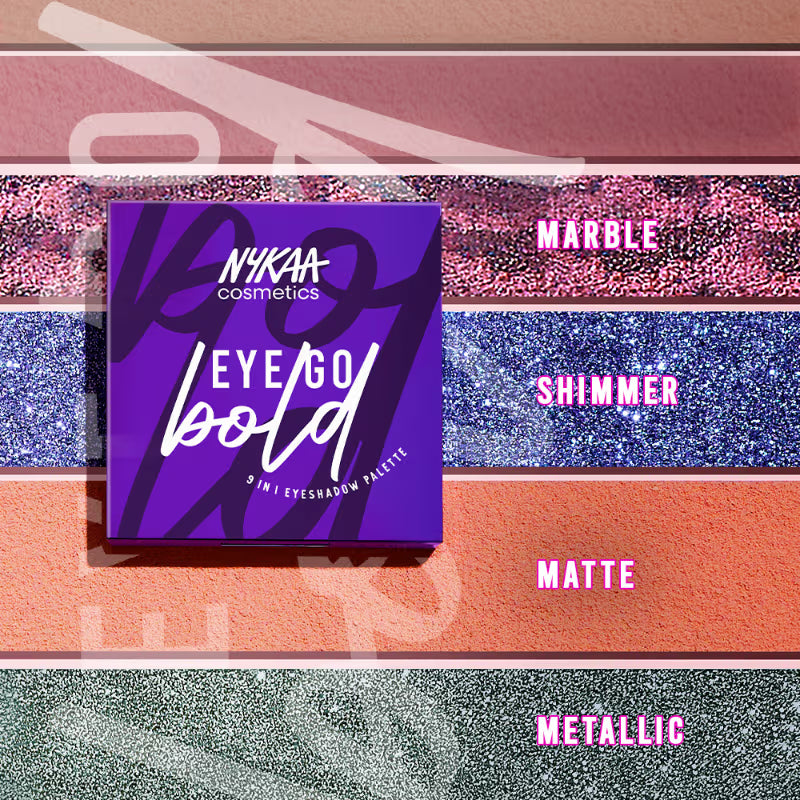 Nykaa Cosmetics Eye Go Pink 9 in 1 Highly Blendable Eyeshadow Palette