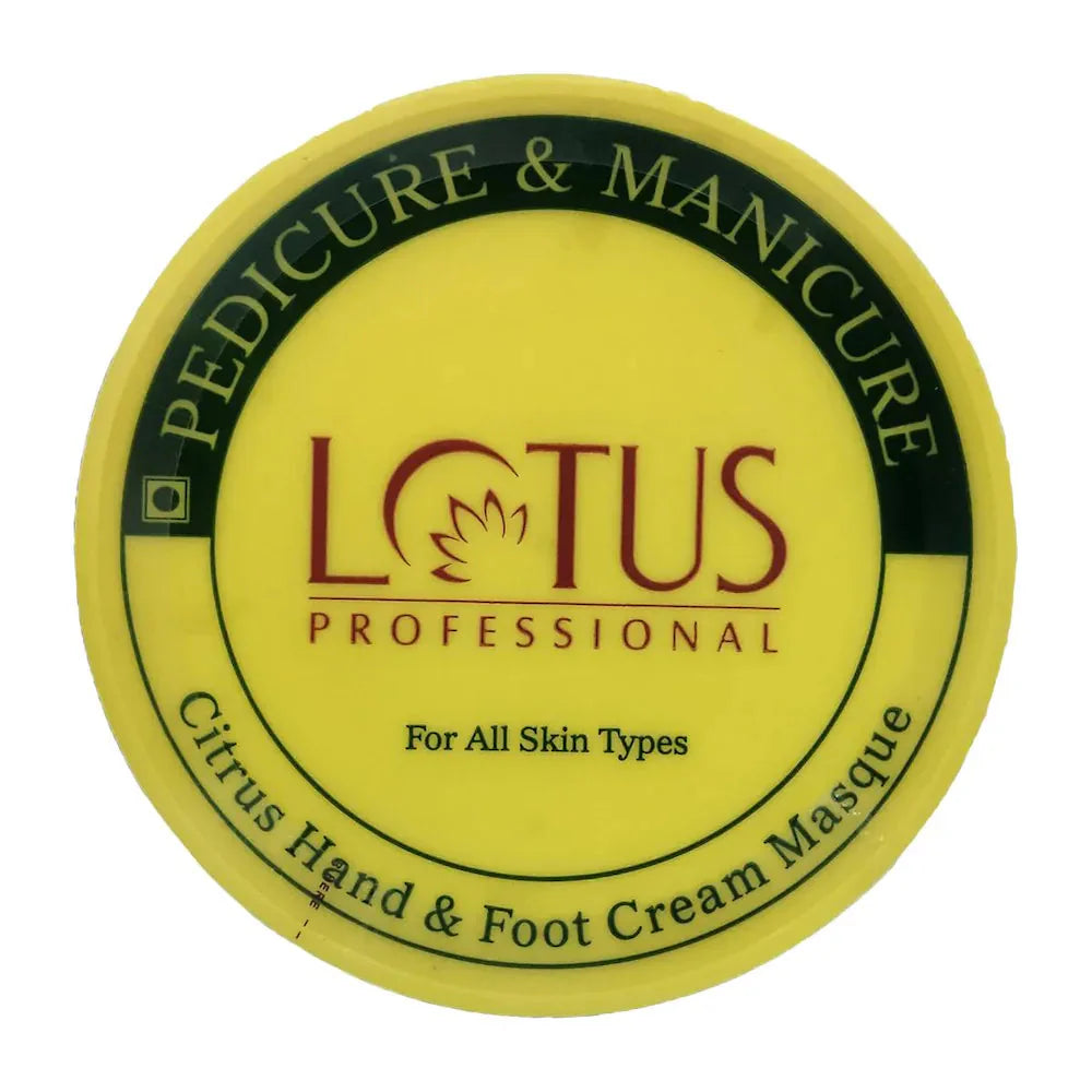 Lotus Professional Pedicure and Manicure Citrus Hand & Foot Cream Masque
