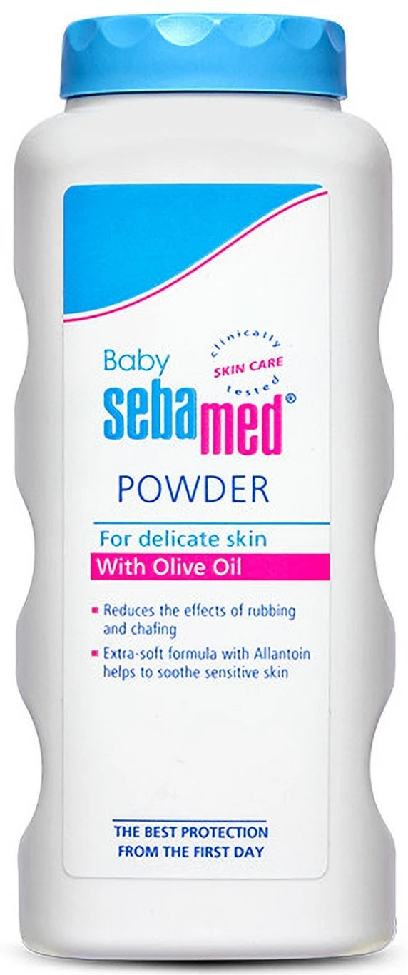 Sebamed Baby Powder, Olive Oil, Allantoin, Keeps Newborn’S Skin Fresh, Absorbs Sweat