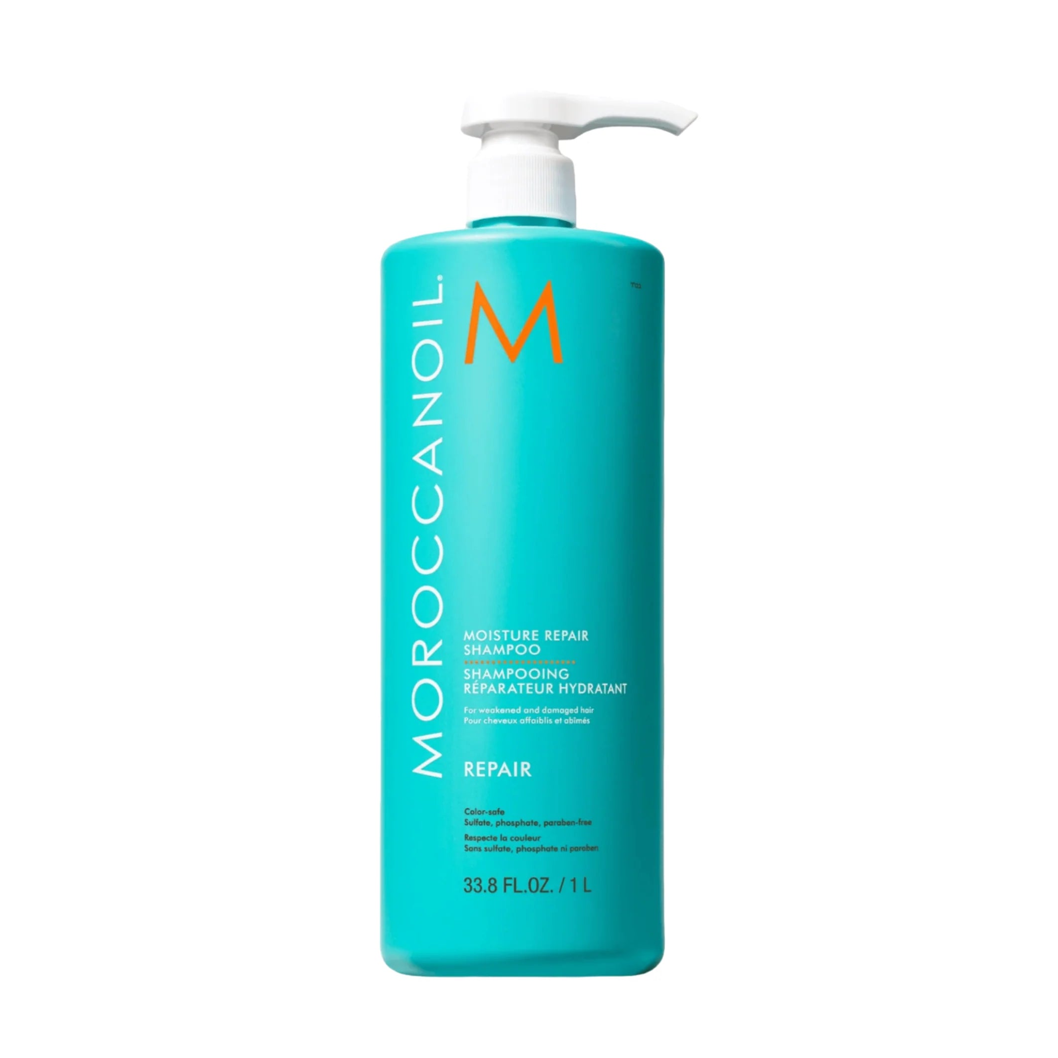 Moroccanoil Moisture Repair Shampoo with Argan Oil, Keratin, Fatty Acids for Revives Damaged Hair