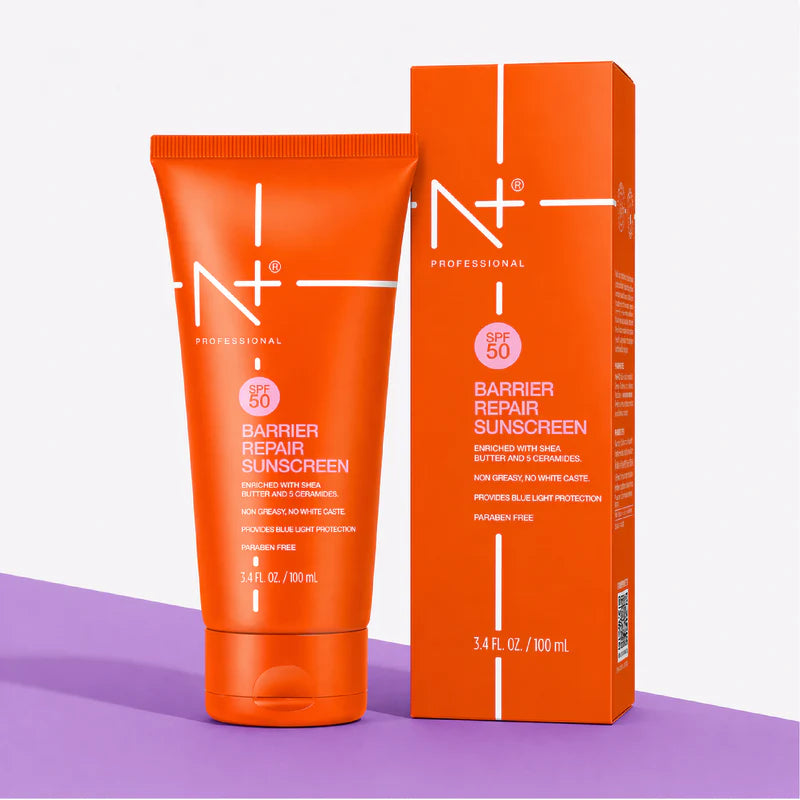 N PLUS SPF 50 Barrier Repair Sunscreen Cream | Shea Butter & 5 Ceramides