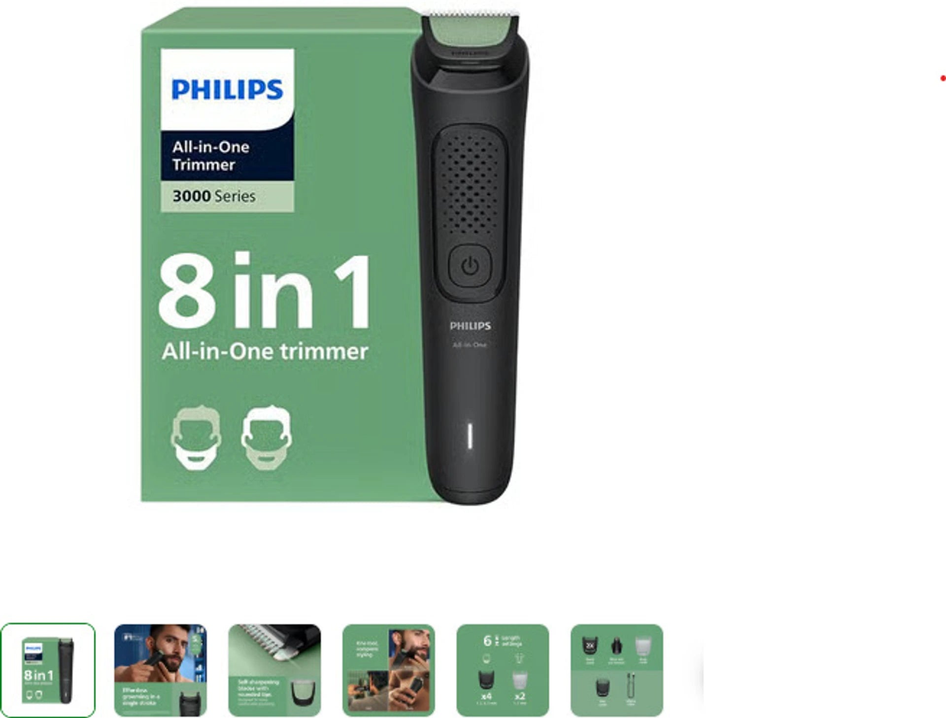PHILIPS MG3917 Body Groomer 60 min  Runtime 6 Length Settings