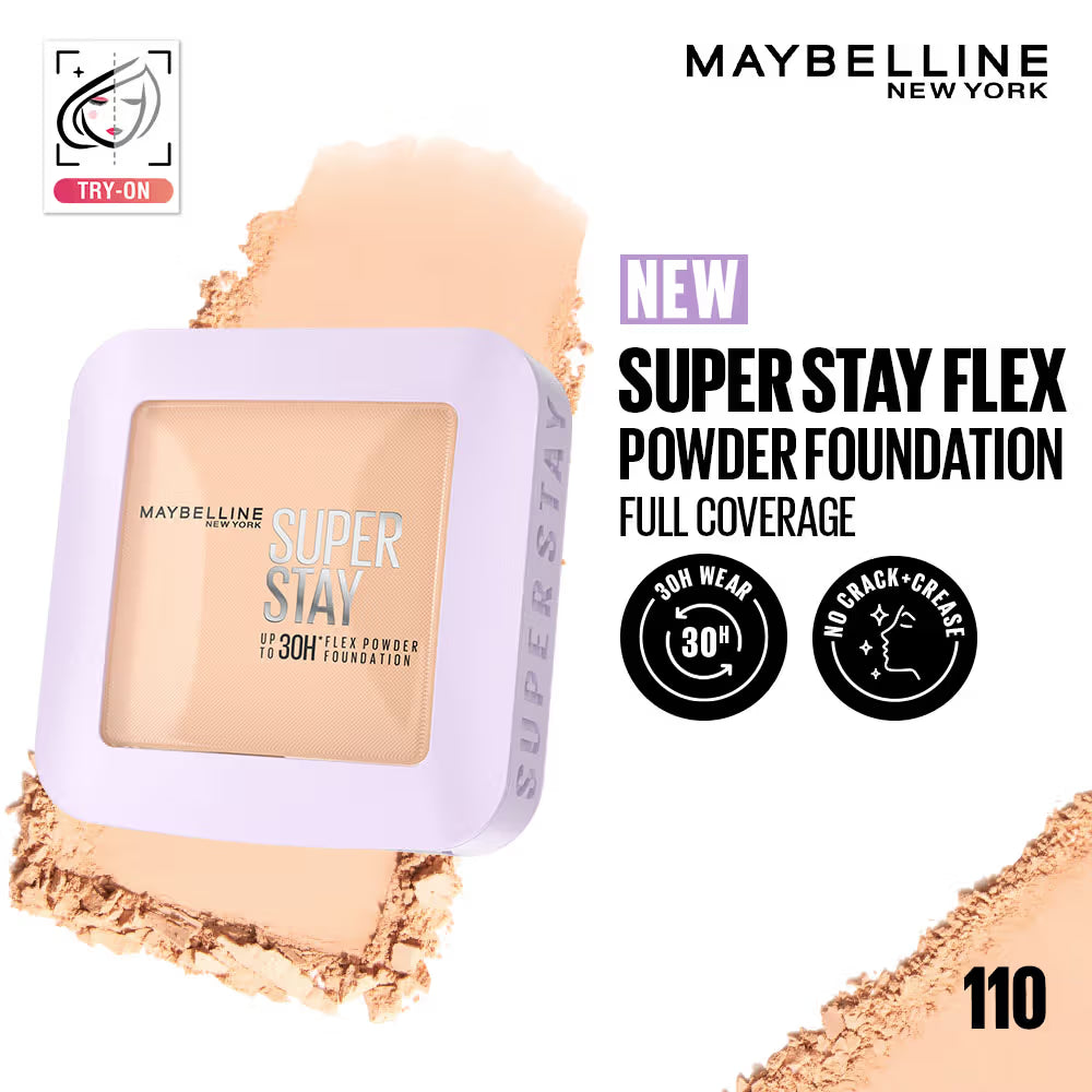 Maybelline New York Super Stay Flex Powder Foundation Compact