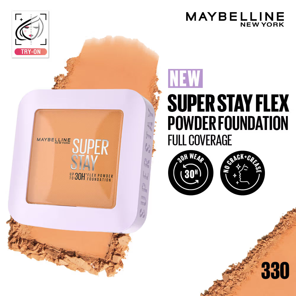 Maybelline New York Super Stay Flex Powder Foundation Compact