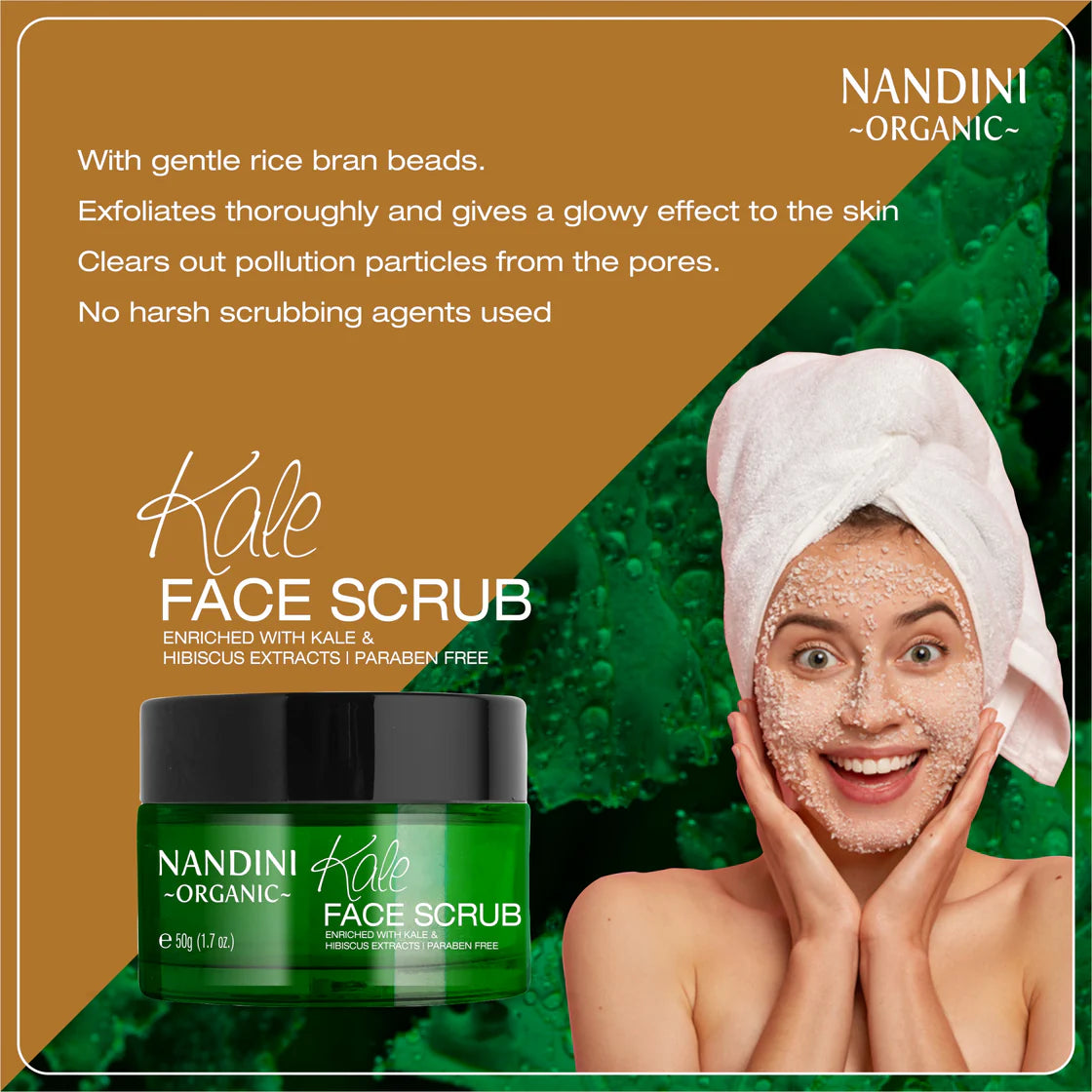 Nandini Organics Kale Face Scrub Gel