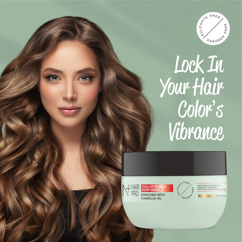 N  PLUS Hair Pro Color Shield Hair Mask – Enriched with Camellia Oil