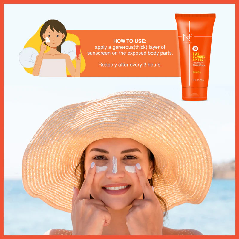 N PLUS Sun Screen Tinted SPF 50