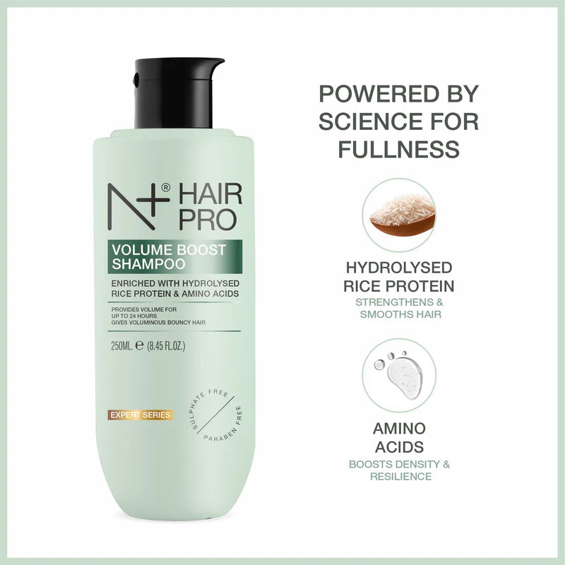 N PLUS Hair Pro Volume Boost Shampoo | Bouncy Hair For Upto 24 Hours
