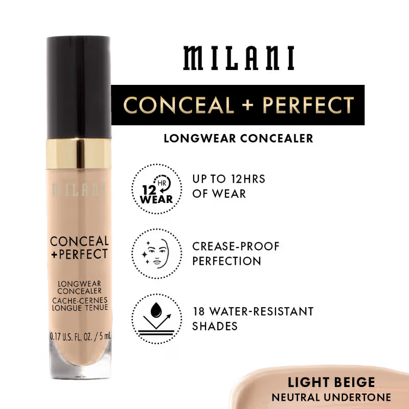 Milani Conceal + Perfect Longwear Concealer