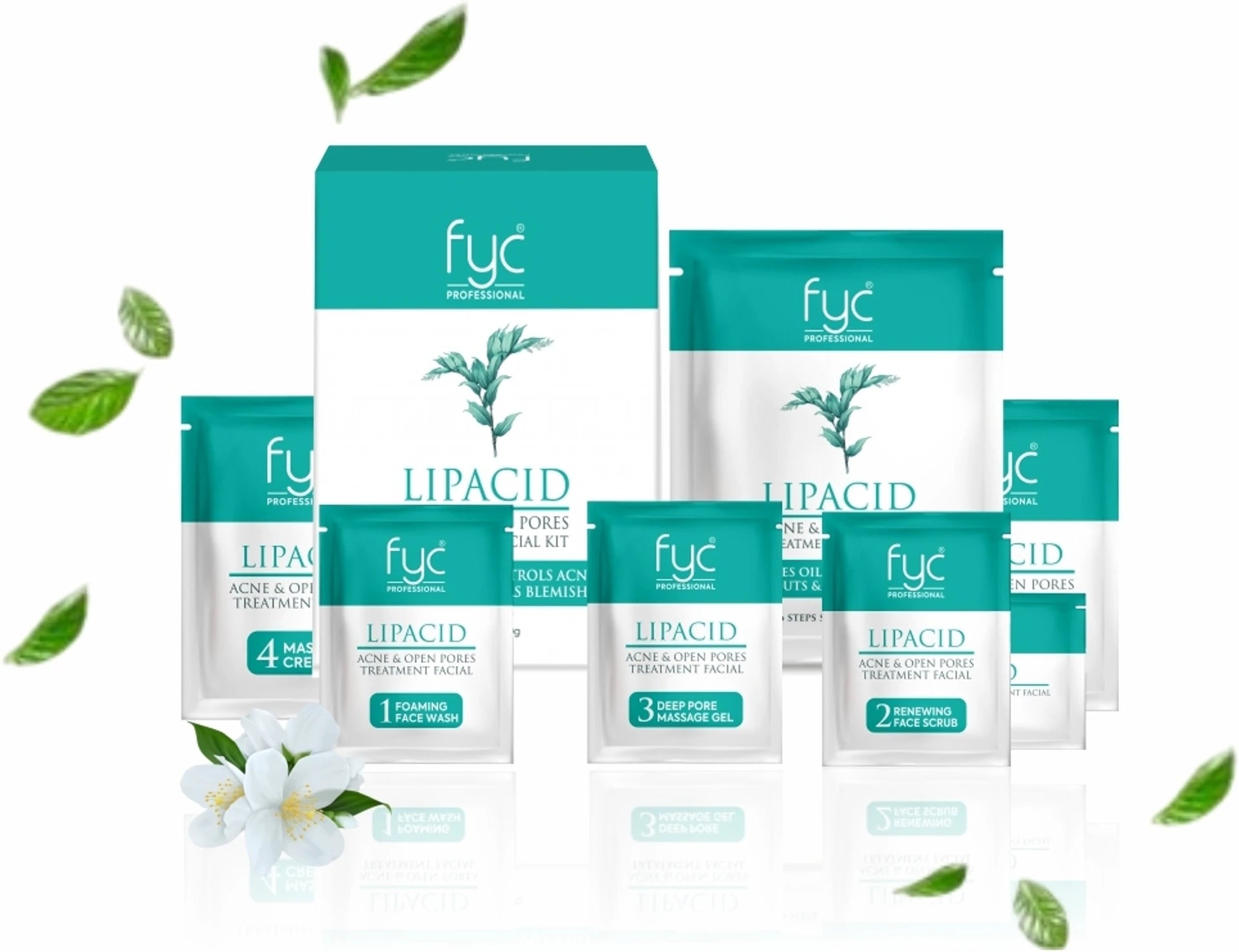 FYC PROFESSIONAL Lipacid Acne & Open Pores Treatment Facial Kit 400g